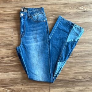 Bell bottom/flare multi denim jeans
